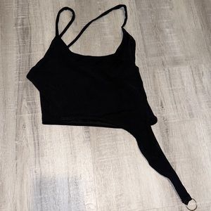 That’s So Fetch Black Crop Top